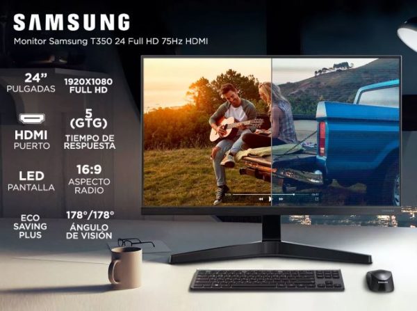 MONITOR 24 SAMSUNG T350 LF24T350FHL - Imagen 2