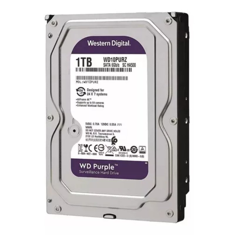 HD 1TB SATA WD PURPLE