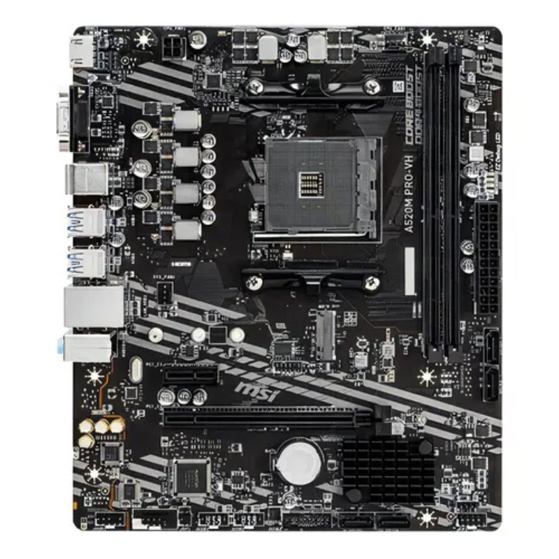 MOTHER MSI AM4 A520M-A PRO BOX M-ATX - Imagen 2