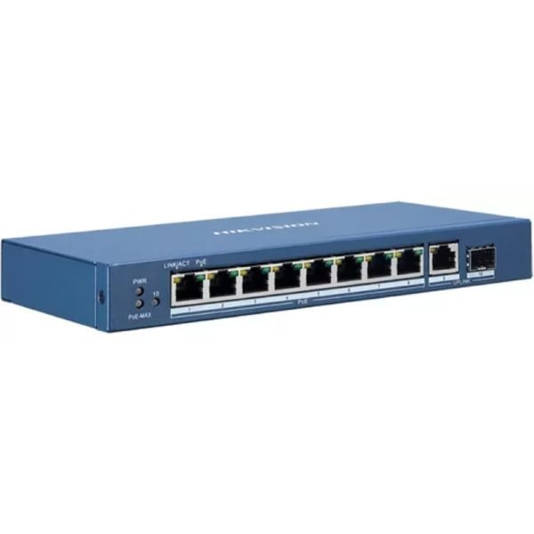 SWITCH POE 8 PUERTOS +2  GB + SFP HIK - Imagen 2
