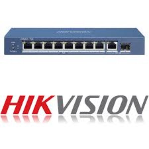 SWITCH POE 8 PUERTOS +2  GB + SFP HIK