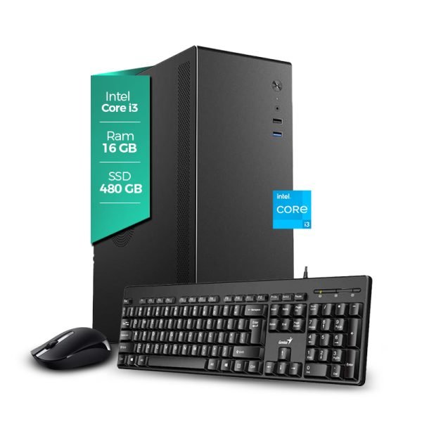 PC TECNO INTEL CORE I3 12100 16GB 480GB