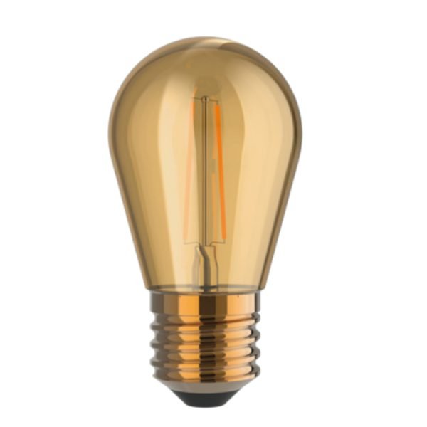 LAMPARA VINGAGE S14 80Lm GOLDEN 1W 2200K