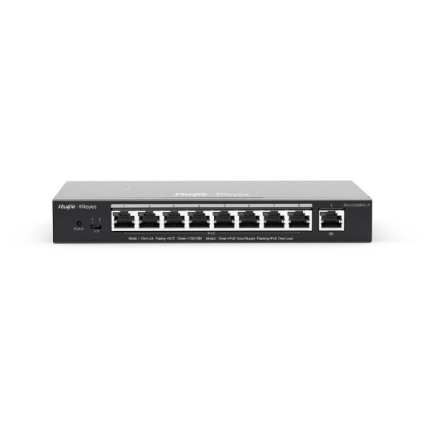 SWITCH POE 8P + 1 UPLINK RUIJIE ADMIN