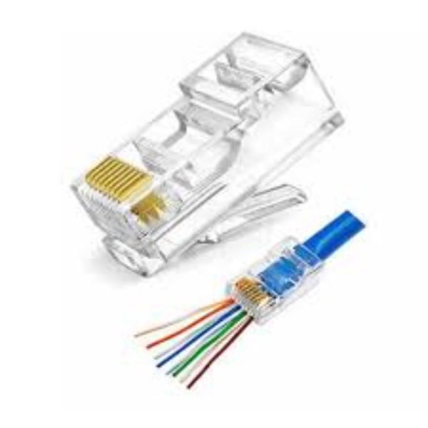 PLUG RJ45 DAHUA CAT5 X 100 PASANTE. - Imagen 2