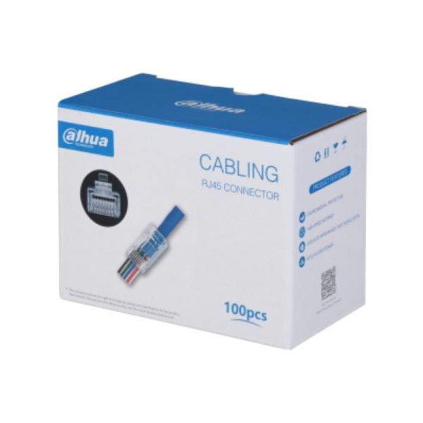 PLUG RJ45 DAHUA CAT5 X 100 PASANTE.