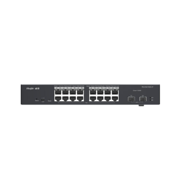SWITCH 16P POE 2SFP ADMIN RUIJIE - Imagen 2